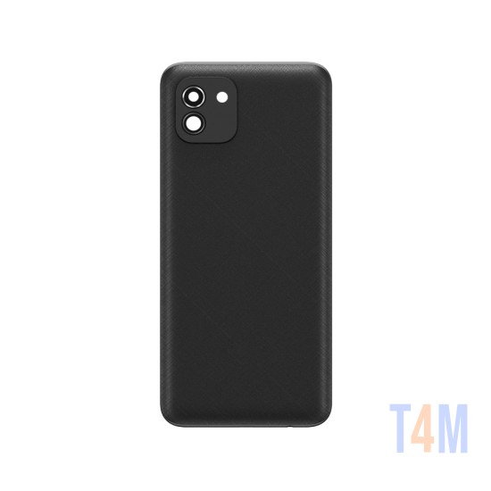 Back Cover+Camera Lens Samsung Galaxy A03/A035 Black